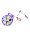 Silent Family Fun Rotating Fishing Disk Clip - Purple